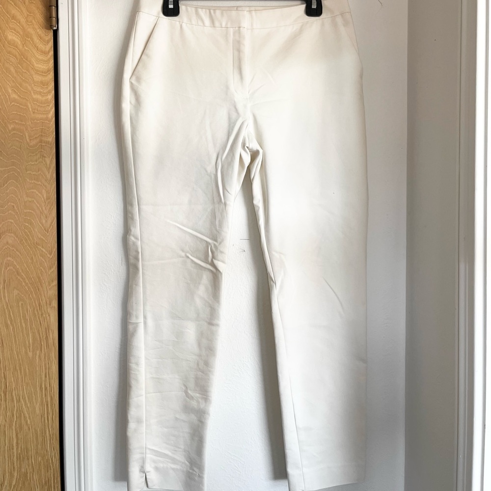 Calvin Klein White Jeans | Dress Pants | Classy Jeans | Skinny/ Straight Leg |